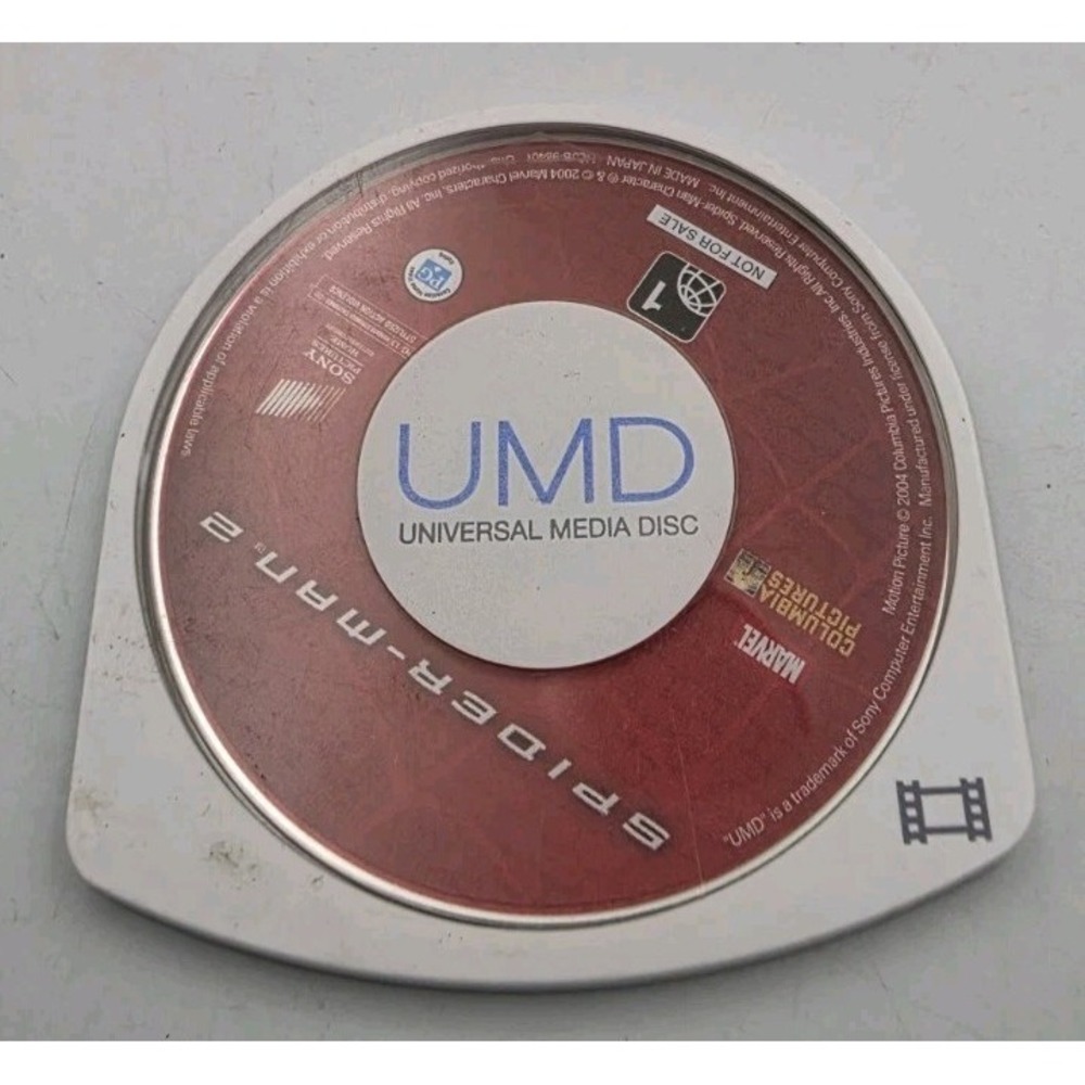 Spider-Man 2 UMD Video Sony PSP 2005 Tobey Maguire Marvel Movie Tested Works